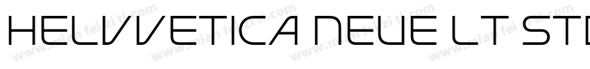 Helvvetica Neue LT Std字体转换